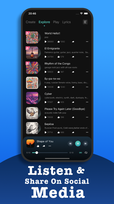 Song AI - AI Music Screenshot