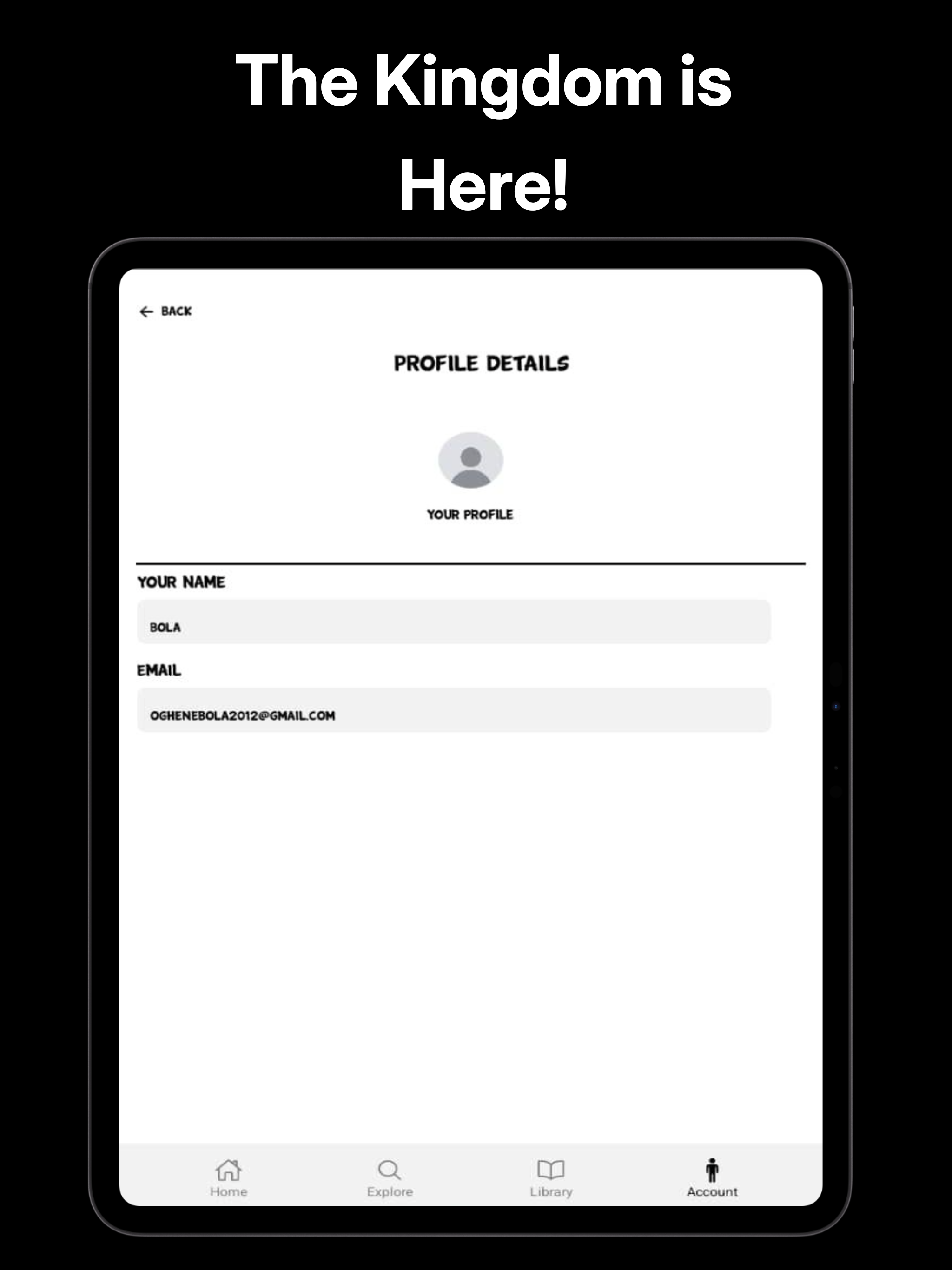 Kingdom Comics App