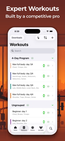 Gymaholic 锻炼追踪器 screenshot