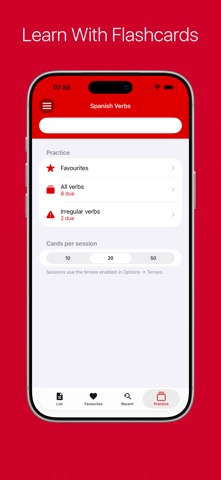 Spanish Verb Conjugator Pro Screenshot 8 of 9