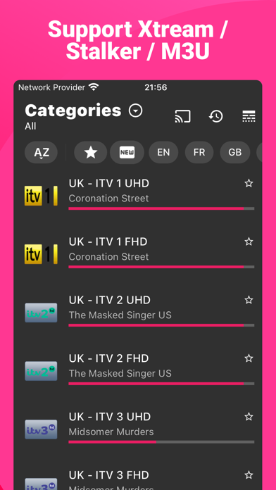 Screenshot #1 pour IPTV Smarters Player Expert