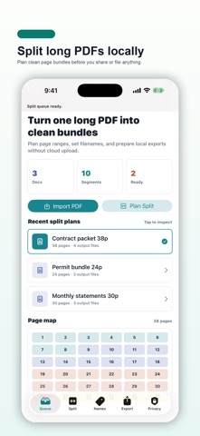 PDF Split Rename Private Screenshot 1 of 5