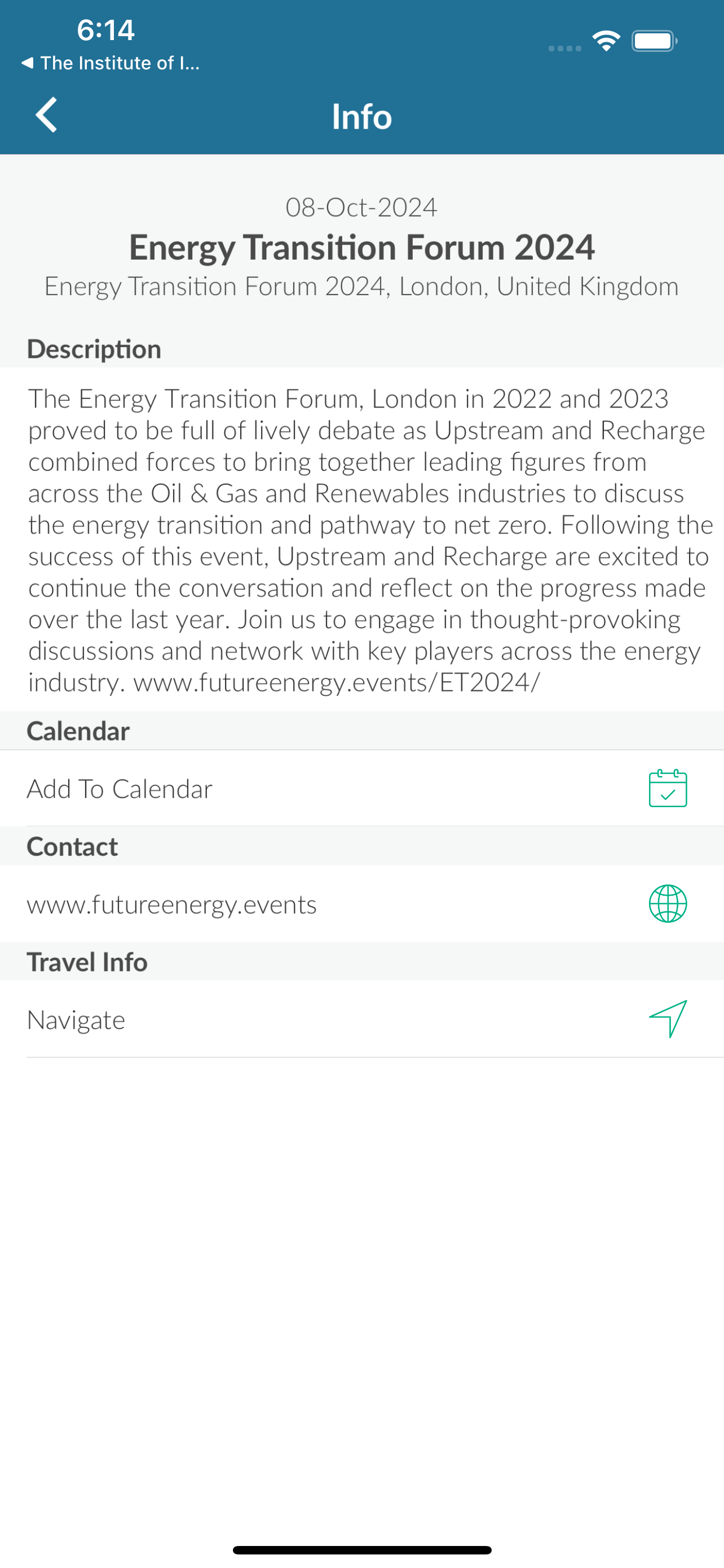 Future Energy Events