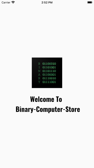 BinaryComputerStore Screenshot
