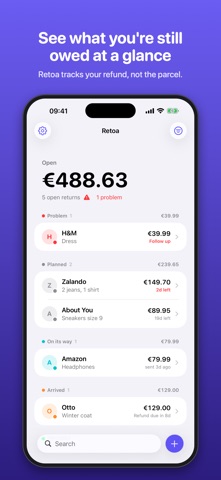 Retoa – Returns & Refunds Screenshot 1 of 5