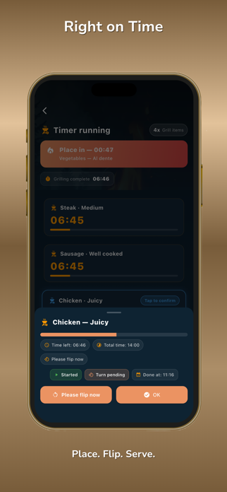 My Grill Timer: BBQ & Steak Screenshot 4 of 8
