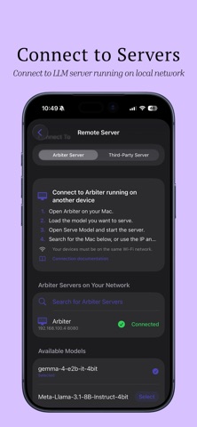 Arbiter - Local AI Chat Screenshot 4 of 7