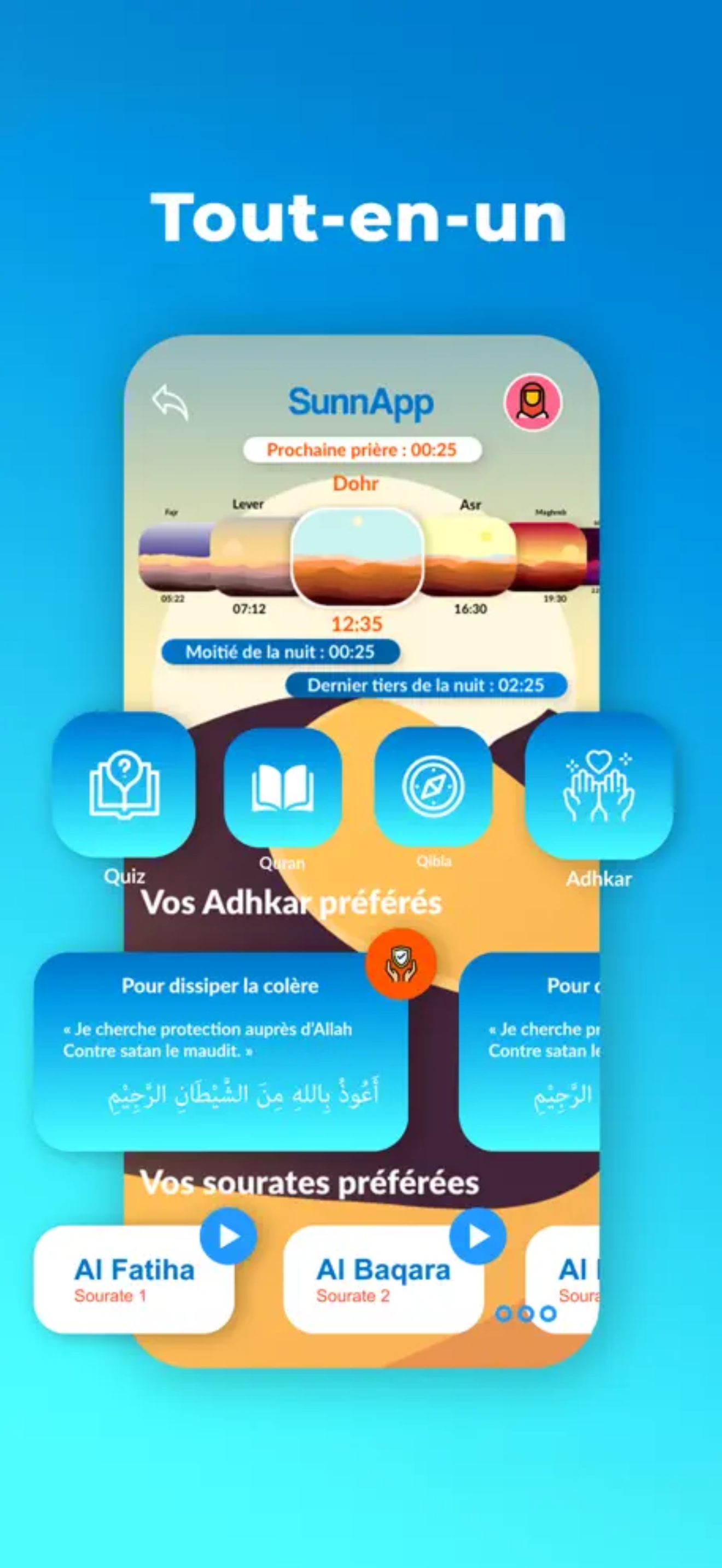 SunnApp - Horaires de prière