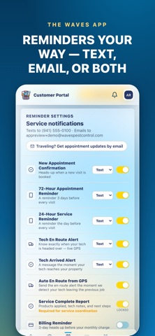 Waves Pest Control iPhone screenshot
