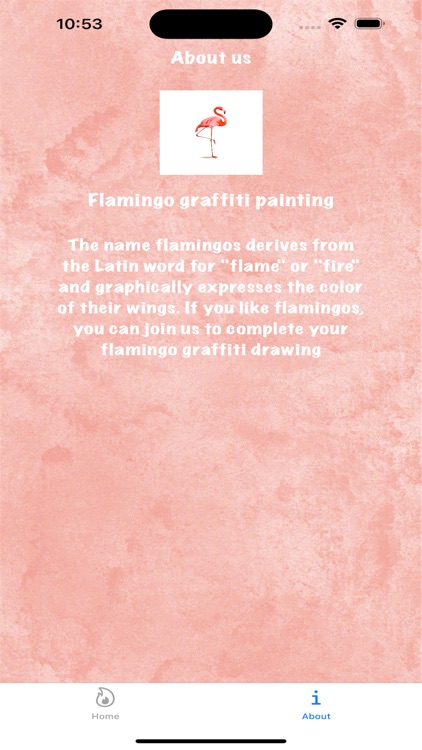 Flamingo graffiti painting screenshot-4