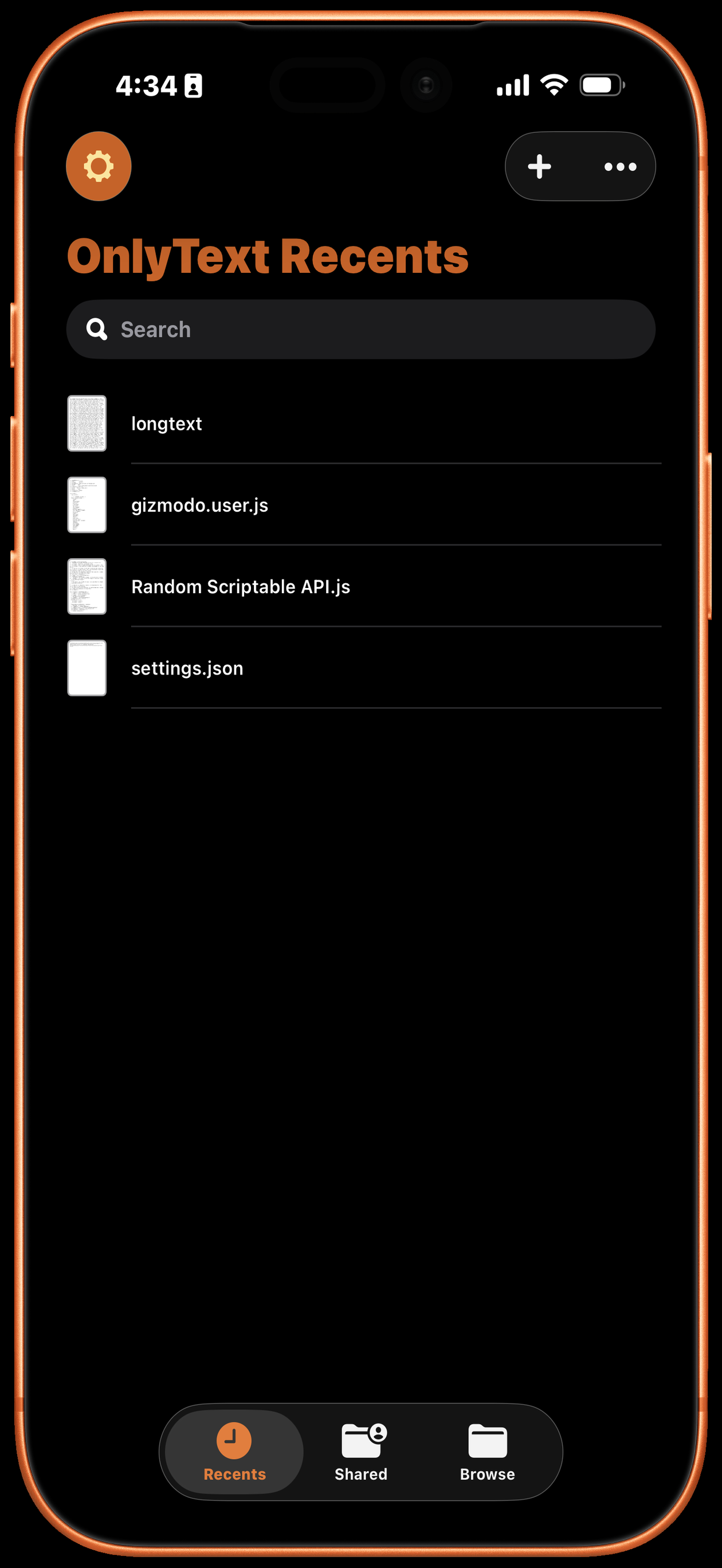 Only Text Editor screenshot 2