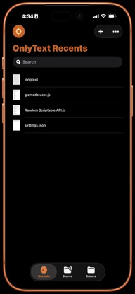 Only Text Editor screenshot 2