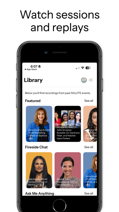 SALUTE Community iPhone screenshot 6 - Social Networking app