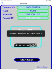 sonoff ip finder iPad Captures Décran 1