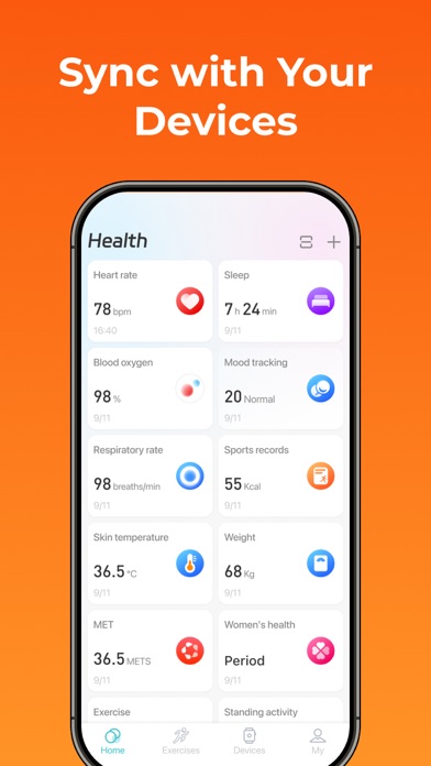 Runmefit iPhone screenshot 2 - Health & Fitness app