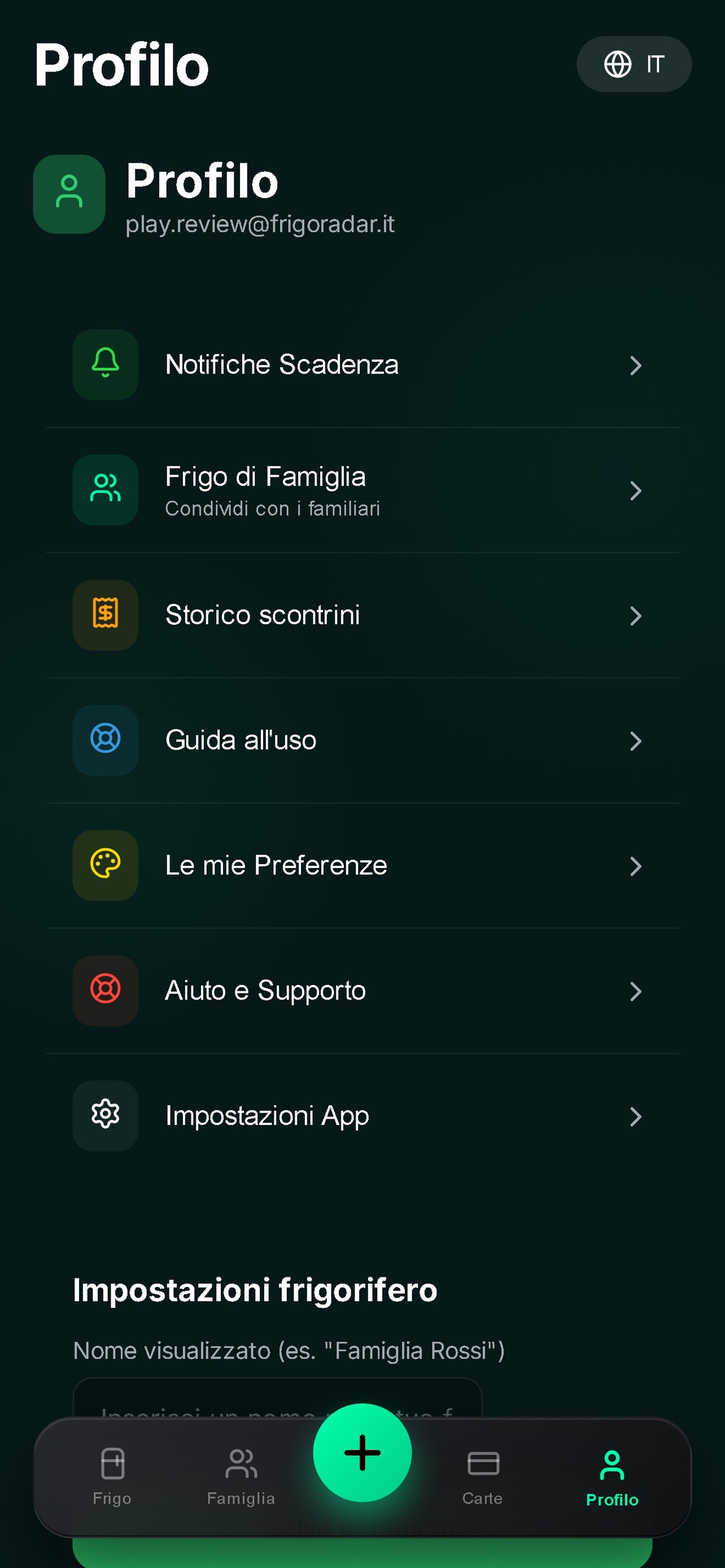Screenshot 3 of FrigoRadar - Scadenze cibo