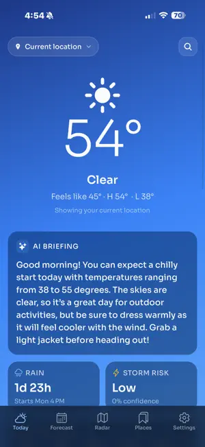 Atmos AI Weather & Live Radar screenshot 2