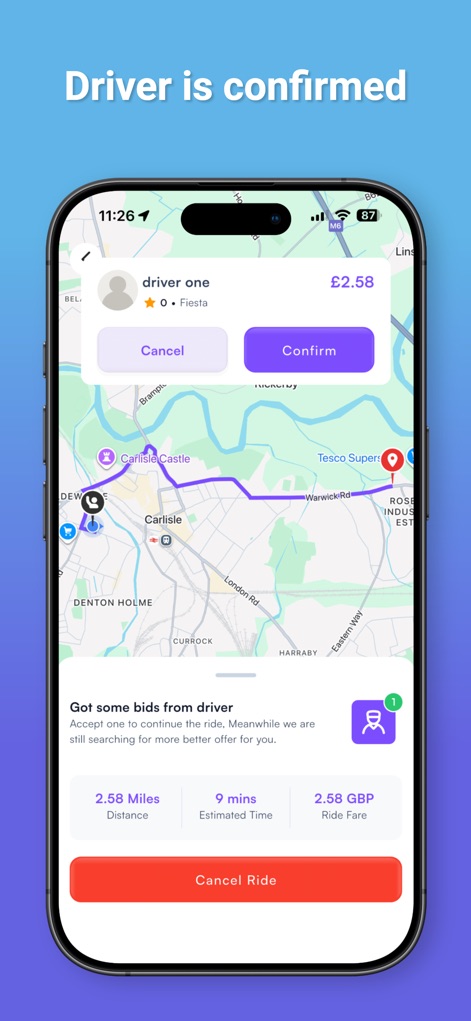 Ovo Ride - Car Sharing - Travel App | MWM