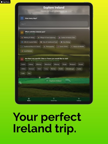 Ireland Guide - Trip Planner iPad screenshot