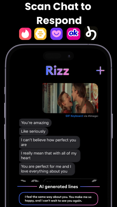 Rizz Up: AI Dating Assistant Screenshot