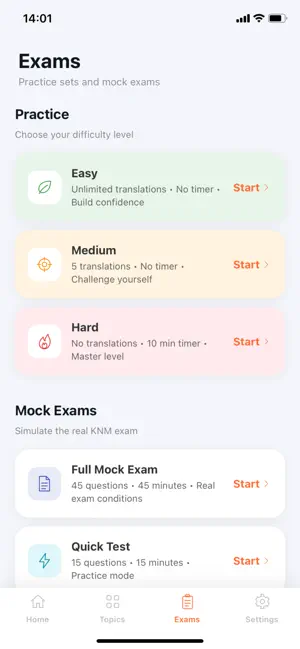 KNM Exam Prep screenshot 2