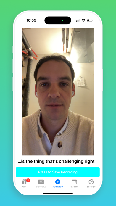 1 Minute Journal: Daily Videos Screenshot