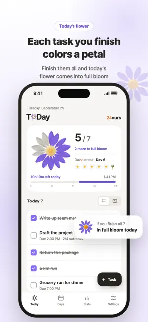24ours: Daily Planner screenshot 1