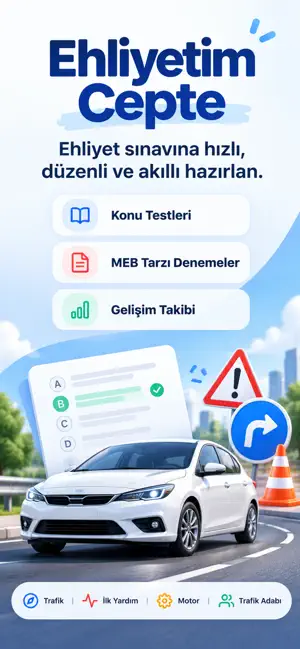 Ehliyetim Cepte: 2026 Hazırlık screenshot 1