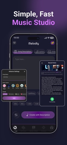 Melodly: AI Music Cover Maker screenshot