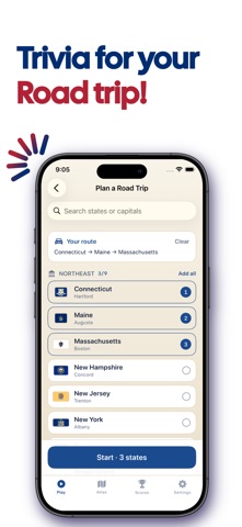 States, Capitals & Flags Quiz iPhone screenshot
