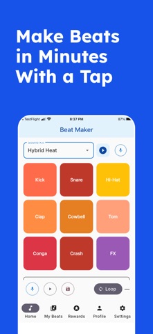 Rap Beat Maker iPhone screenshot