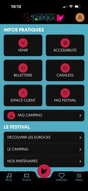 Les Eurockéennes 2026 iPhone screenshot 5