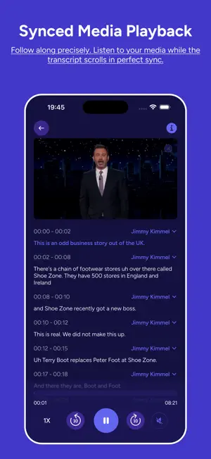 Transcribr: Video to Text screenshot 3