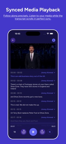 Transcribr Mobile screenshot