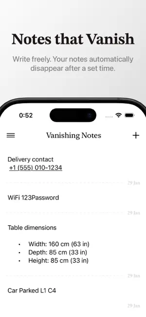 Vanishing Notes screenshot 1