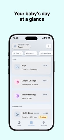 Tiny Sleeps - Baby Tracker Screenshot 4 of 5