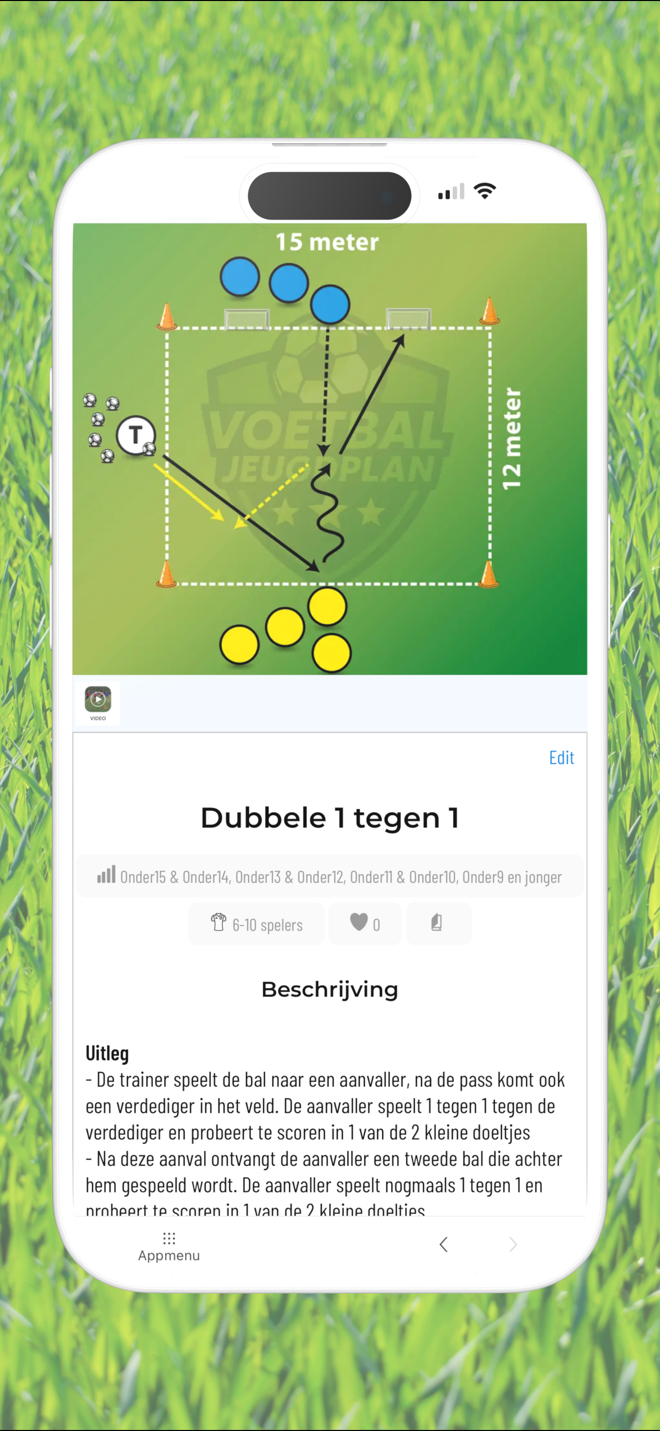 Voetbal JeugdPlan screenshot 2