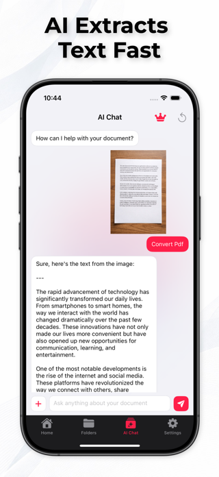 PDF to Text OCR: Scan & Copy Screenshot 4 of 6