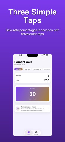 Percent Calculator - Discount Screenshot 1 of 5