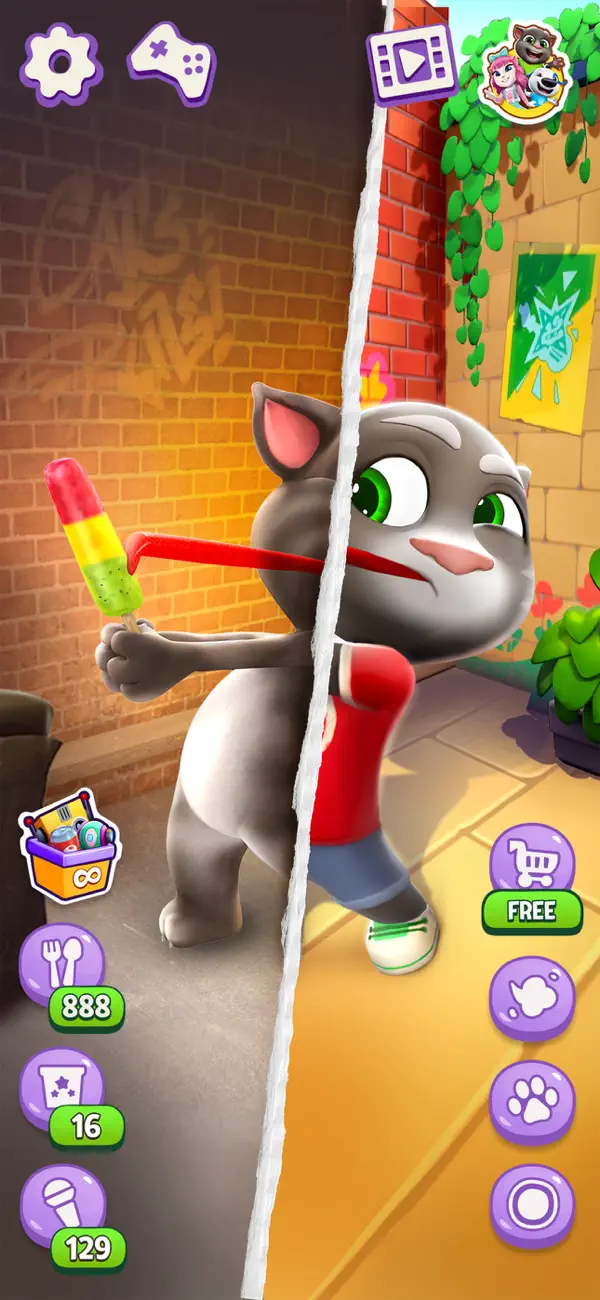 #1. Talking Tom Cat (iOS) Με: Outfit7 Limited