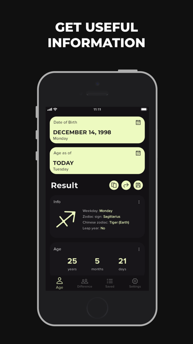 Age Calculator: Days Counter Screenshot