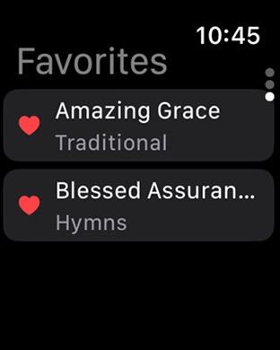 Apple Watch screenshot