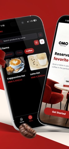 OMO Coffee iPhone screenshot