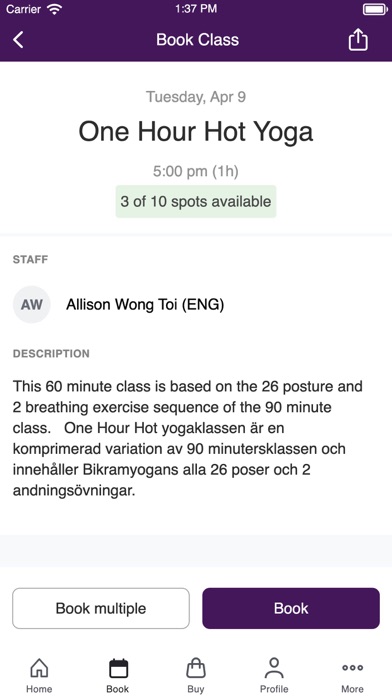 Hot Yoga West Screenshot