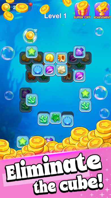 DeepSea Tiles: Bubble Match Screenshot