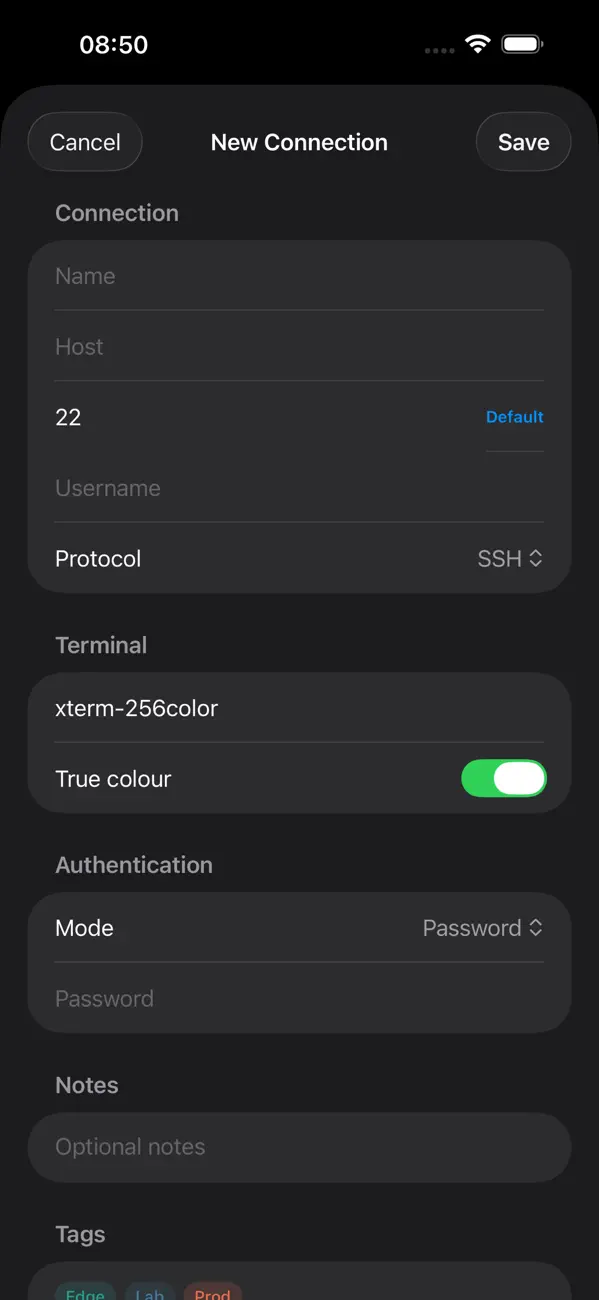 #2. SSHELL Terminal (iOS) Door: Simon Stace