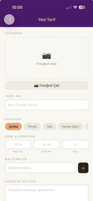 Mutfak Defteri Screenshot 2 of 6