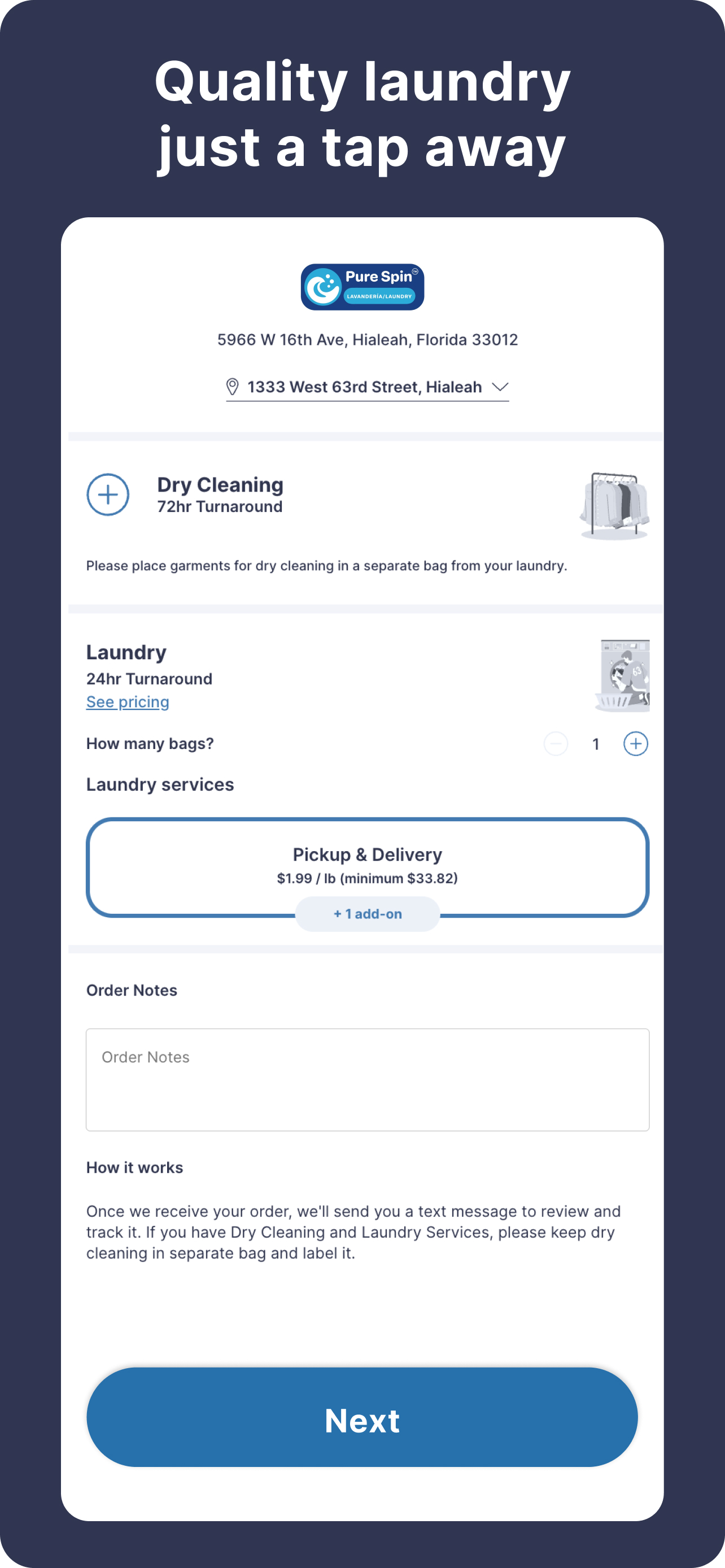 PureSpin Laundry Hialeah