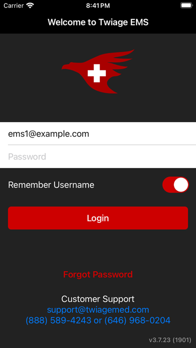 TigerConnect EMS Screenshot