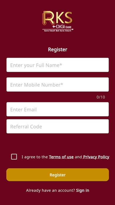 Screenshot 2 of RKS DigiGold App